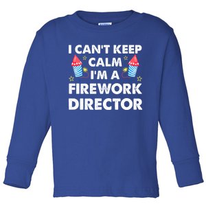 Im A Firework Director Firework Director Gift Toddler Long Sleeve Shirt