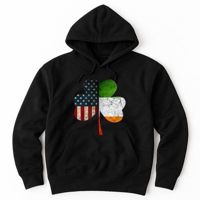 Irish American Flag Shamrock St. PatrickS Day Hoodie