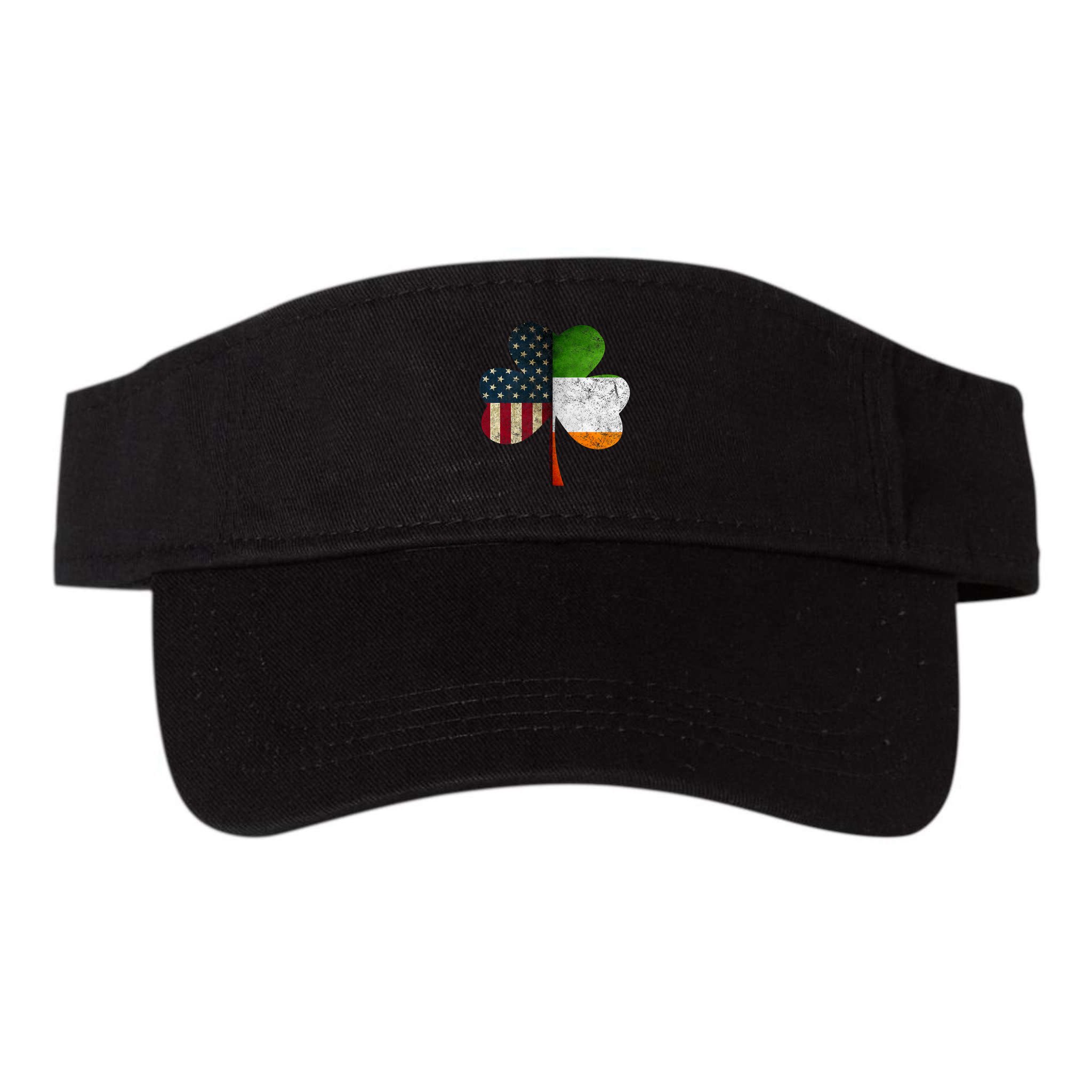 Irish American Flag Shamrock St. PatrickS Day Visor