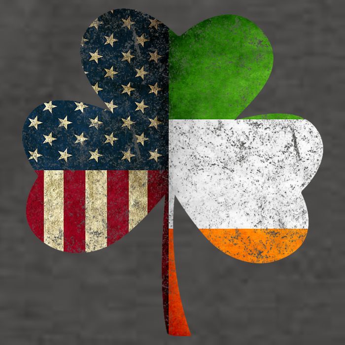 Irish American Flag Shamrock St. PatrickS Day Vector Backpack