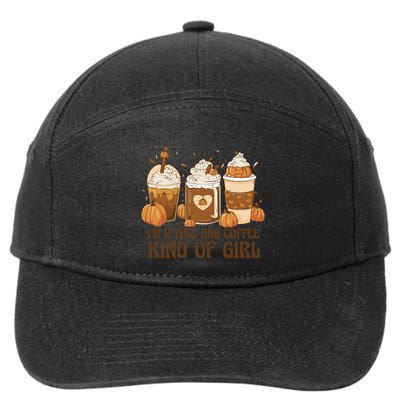 I'm A Fall And Coffee Kind Of Girl 7-Panel Snapback Hat