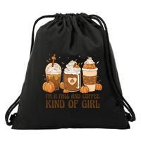 I'm A Fall And Coffee Kind Of Girl Drawstring Bag