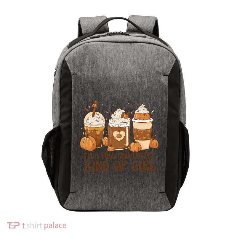 I'm A Fall And Coffee Kind Of Girl Vector Backpack