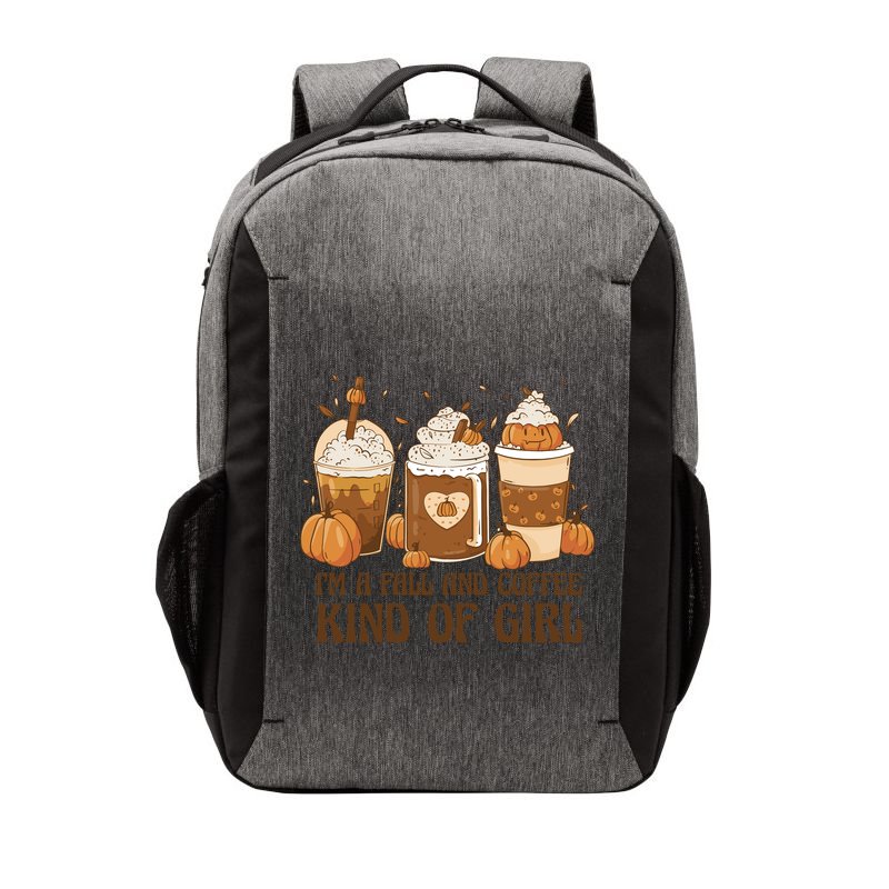 I'm A Fall And Coffee Kind Of Girl Vector Backpack
