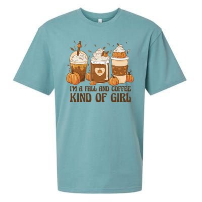 I'm A Fall And Coffee Kind Of Girl Sueded Cloud Jersey T-Shirt