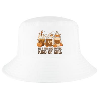 I'm A Fall And Coffee Kind Of Girl Cool Comfort Performance Bucket Hat