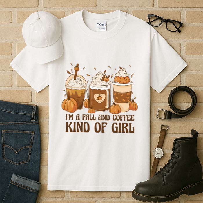 I'm A Fall And Coffee Kind Of Girl Tall T-Shirt