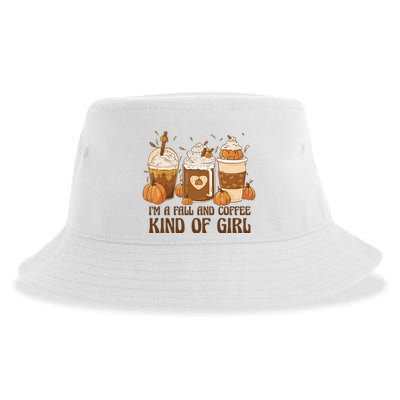 I'm A Fall And Coffee Kind Of Girl Sustainable Bucket Hat
