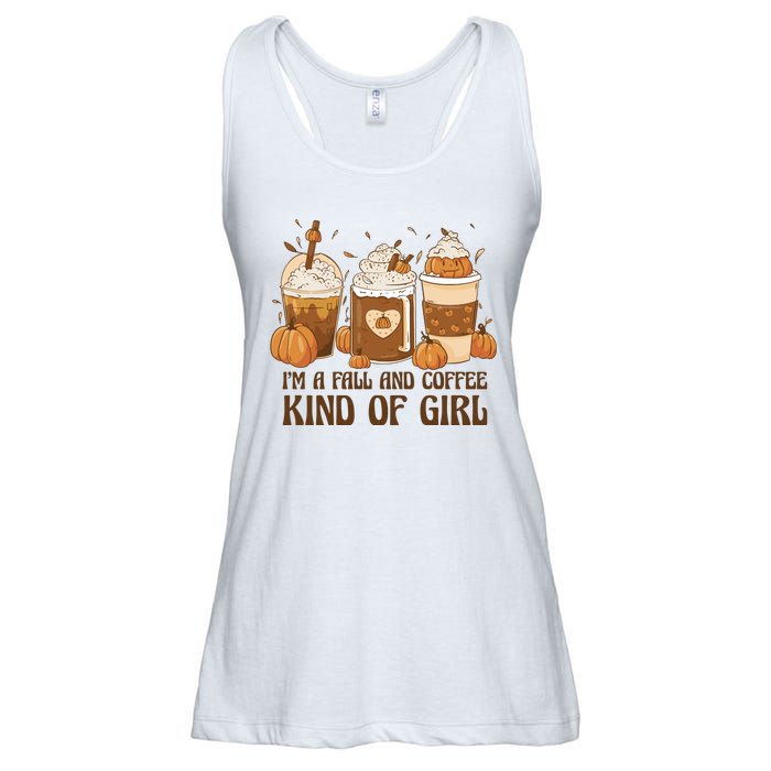 I'm A Fall And Coffee Kind Of Girl Ladies Essential Flowy Tank