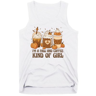 I'm A Fall And Coffee Kind Of Girl Tank Top