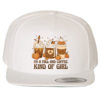 I'm A Fall And Coffee Kind Of Girl Wool Snapback Cap