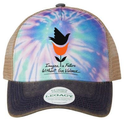 Imagine A Future Without Gun Violence Tee For Gun Control Legacy Tie Dye Trucker Hat