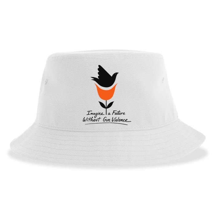 Imagine A Future Without Gun Violence Tee For Gun Control Sustainable Bucket Hat