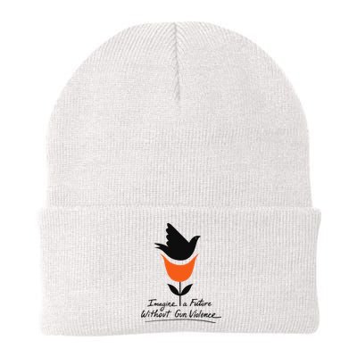 Imagine A Future Without Gun Violence Tee For Gun Control Knit Cap Winter Beanie