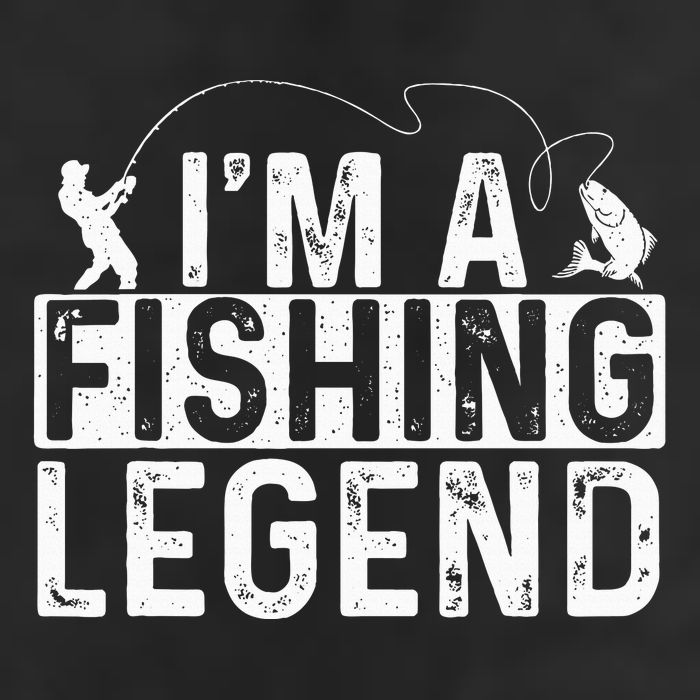 IM A Fishing Legend Fisherman Fish Lover Angling Cool Comfort Performance Bucket Hat