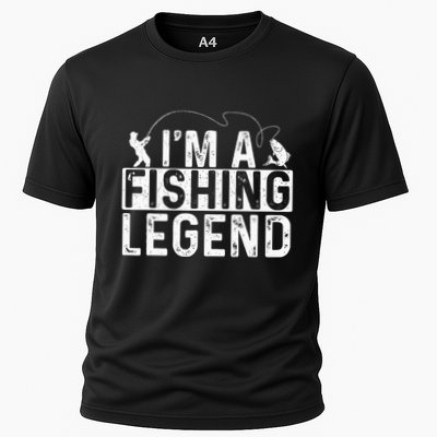 IM A Fishing Legend Fisherman Fish Lover Angling Performance Shirt