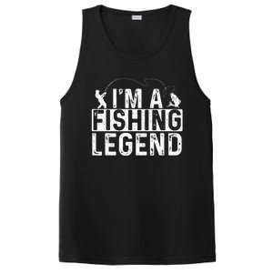 IM A Fishing Legend Fisherman Fish Lover Angling PosiCharge Competitor Tank