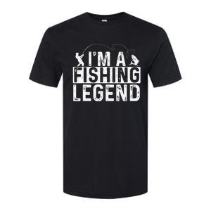 IM A Fishing Legend Fisherman Fish Lover Angling Softstyle CVC T-Shirt