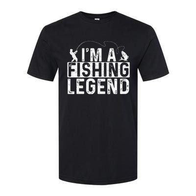 IM A Fishing Legend Fisherman Fish Lover Angling Softstyle CVC T-Shirt