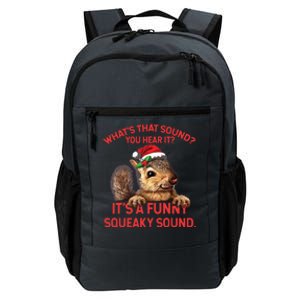 Its A Funny Squeaky Sound Christmas Squirrel Daily Commute Backpack