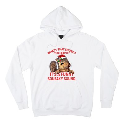 Its A Funny Squeaky Sound Christmas Squirrel Hoodie