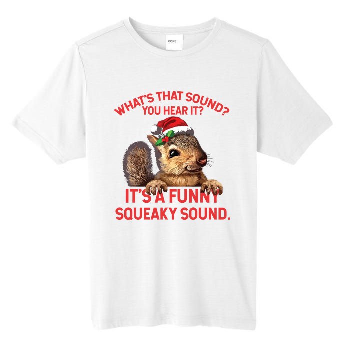 Its A Funny Squeaky Sound Christmas Squirrel Tall Fusion ChromaSoft Performance T-Shirt