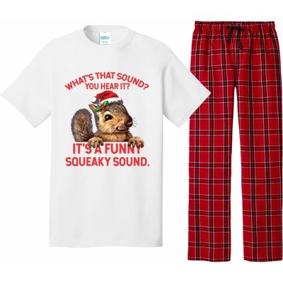 Its A Funny Squeaky Sound Christmas Squirrel Pajama Set