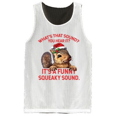 Its A Funny Squeaky Sound Christmas Squirrel Mesh Reversible Basketball Jersey Tank