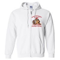 Its A Funny Squeaky Sound Christmas Squirrel Full Zip Hoodie