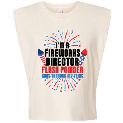 Im A Fireworks Director Power 4th Of July Meaningful Gift Garment-Dyed Women's Muscle Tee