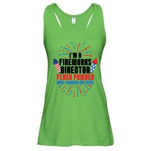 Im A Fireworks Director Power 4th Of July Meaningful Gift Ladies Essential Flowy Tank