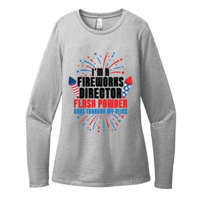 Im A Fireworks Director Power 4th Of July Meaningful Gift Womens CVC Long Sleeve Shirt