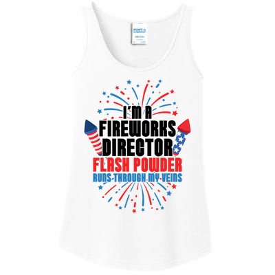 Im A Fireworks Director Power 4th Of July Meaningful Gift Ladies Essential Tank