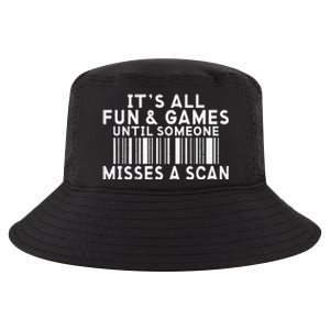 Its All Fun And Games Until Someone Misses A Scan Postal Cool Comfort Performance Bucket Hat