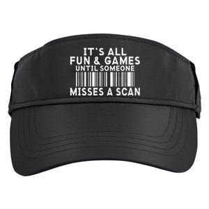 Its All Fun And Games Until Someone Misses A Scan Postal Adult Drive Performance Visor