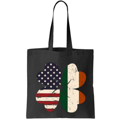 Irish American Flag Shamrock Bag