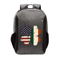 Irish American Flag Shamrock Vector Backpack