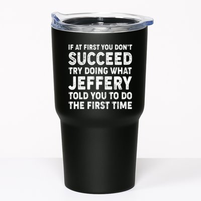If At First You Dont Succeed Custom Name Personalized Text Tumbler