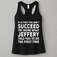 If At First You Dont Succeed Custom Name Personalized Text Womens Tank Top
