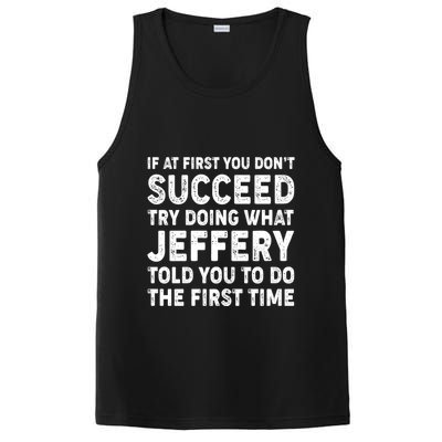If At First You Dont Succeed Custom Name Personalized Text PosiCharge Competitor Tank