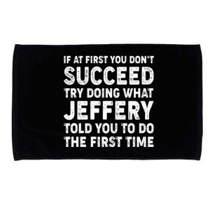 If At First You Dont Succeed Custom Name Personalized Text Microfiber Hand Towel