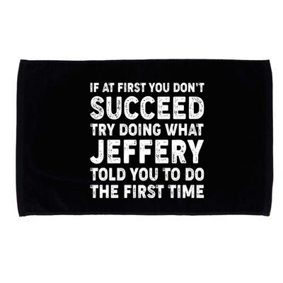If At First You Dont Succeed Custom Name Personalized Text Microfiber Hand Towel