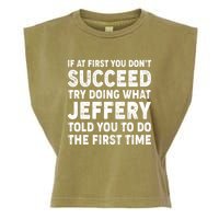 If At First You Dont Succeed Custom Name Personalized Text Garment-Dyed Women's Muscle Tee