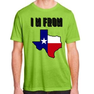 I Am From Texas Adult ChromaSoft Performance T-Shirt