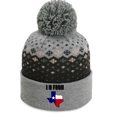 I Am From Texas The Baniff Cuffed Pom Beanie