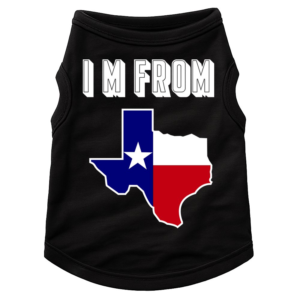 I Am From Texas Doggie Tank