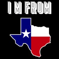 I Am From Texas Pom Pom 12in Knit Beanie