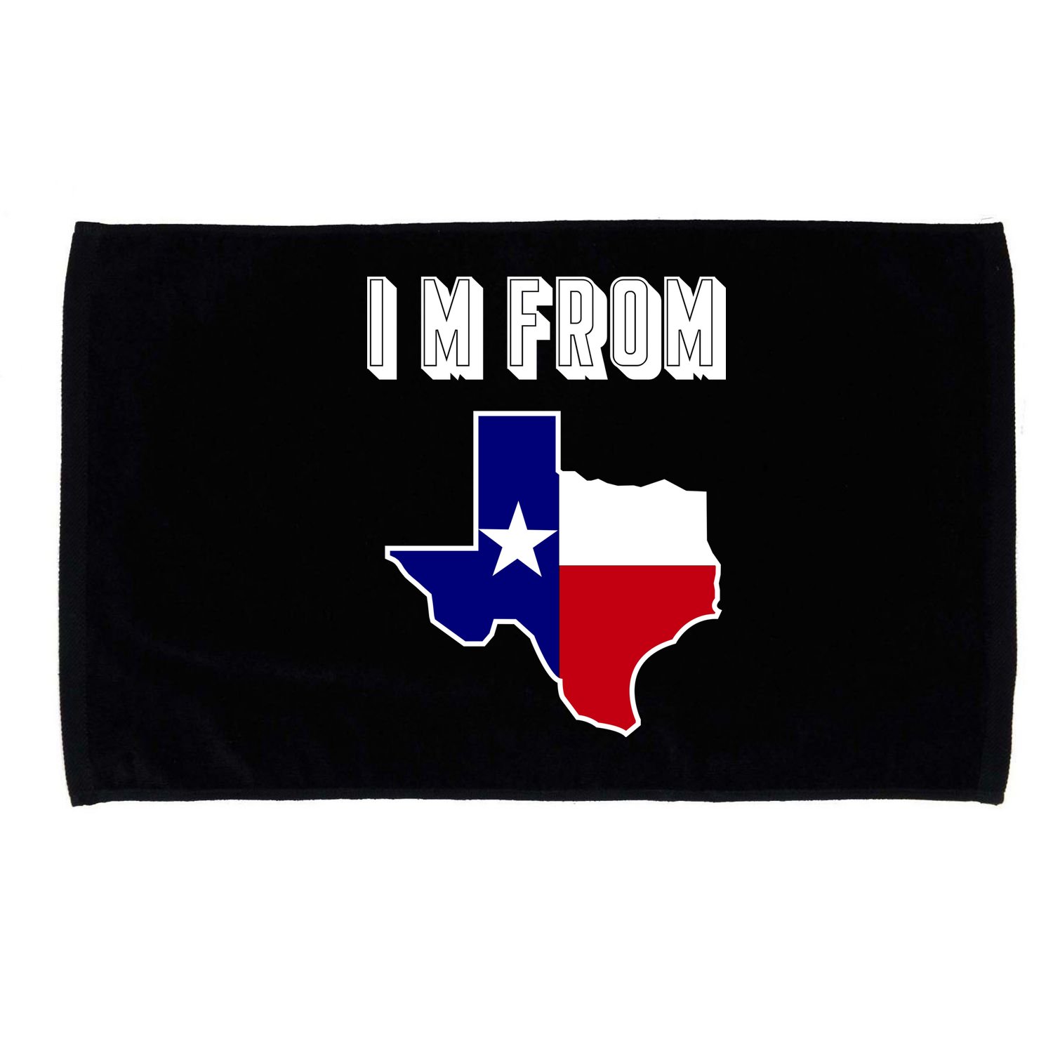 I Am From Texas Microfiber Hand Towel