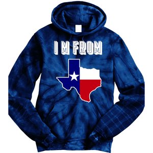 I Am From Texas Tie Dye Hoodie