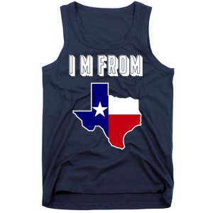 I Am From Texas Tank Top